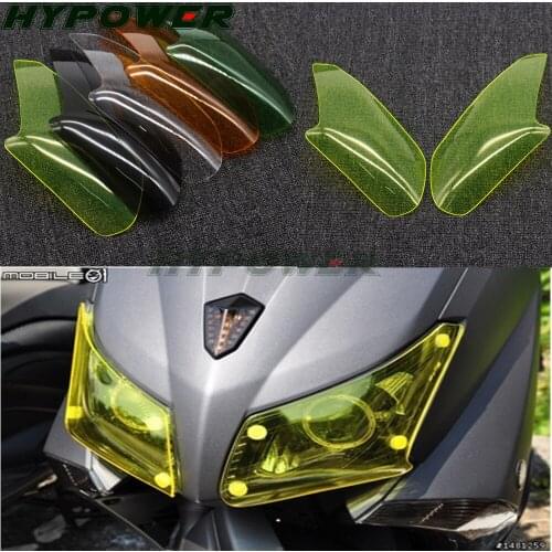 High Quality Motorbikes ABS Headlight Protector Cover Screen Lens For Yamaha Tmax 530 2012-2014 TMAX530 2015-2016