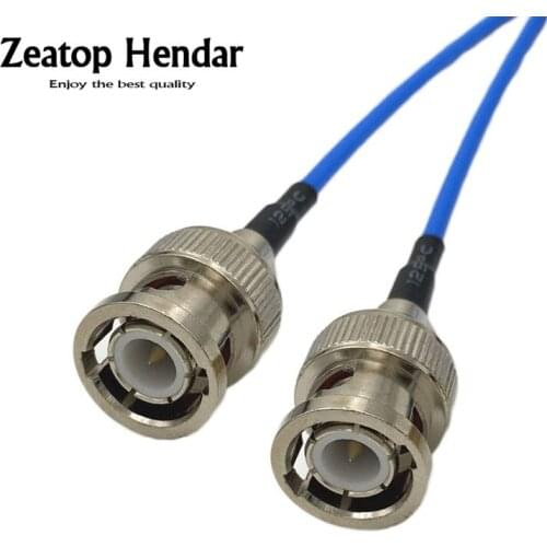 1Pcs RG316 Blue Cable BNC Male Jack to BNC Male Plug RF Coaxial Jumper Pigtail Wire 10CM 15CM 20CM 30CM 50CM 1M 1.5M 2M