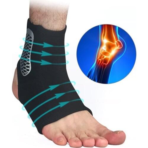 1 PC Sports Ankle Support Ankle Brace Compression Straps Ankle Protector Elastic Protect Foot Bandage Gym Fitness
