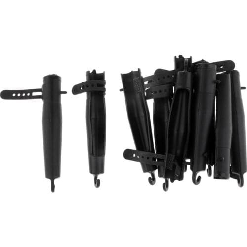 10pcs Durable Fishing Rod Tip Protector Cap Cover Sleeve for Rock Pole, Sea Pole 20# 25