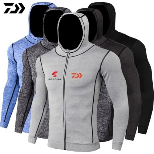 2020 Daiwa Outdoor Clothing Movement Jackets Hoody Windbreaker Speed Drying Sun Protection Clothing Hiking Fishing Jacket