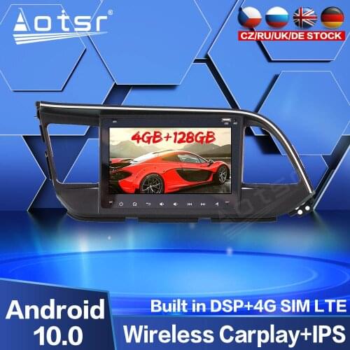 Car Multimedia Player For Hyundai Elantra 2016 2017 Android GPS Navigation Car Radio Recorder Headunit Autoradio Touch Screen HD