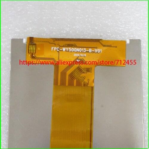 Vehicle navigation instrument vehicle data recorder Lcd screen FPC-WY500N013-B-V01 display