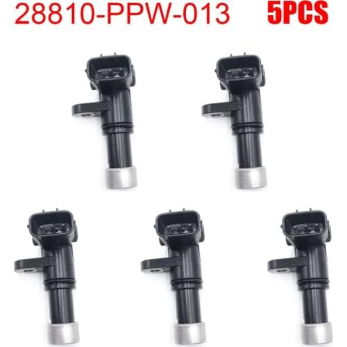 5PCS Transmission Vehicle Speed Sensor 28810-PPW-013 for Acura TSX EX EXS for Honda Accord CR-V Auto Part 28810PPW013