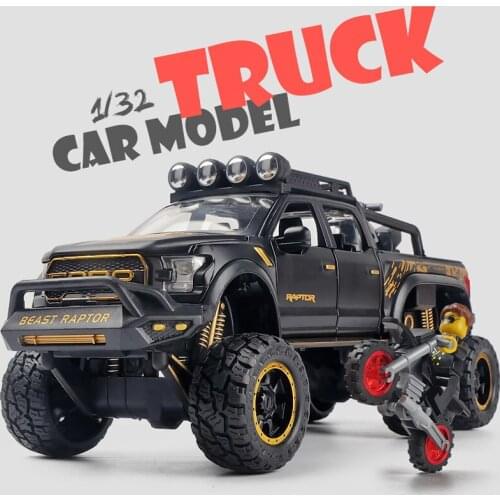 Kids Toys Ford F150 Raptor Car Model Die Cast Alloy Boys Toys Cars SUV Truck Supercar Collectibles Kids Car Free Shipping