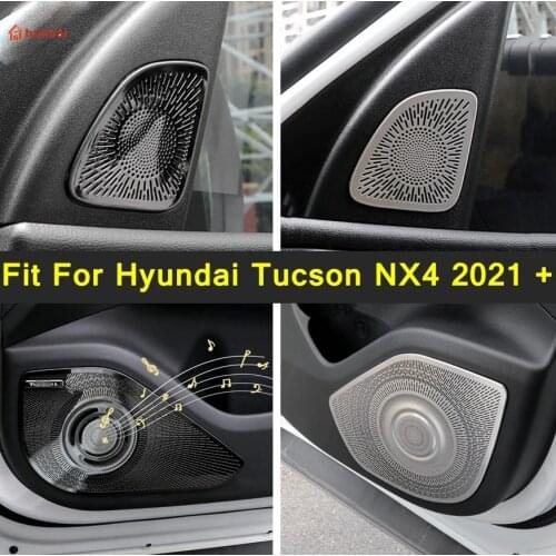 For Hyundai Tucson NX4 2021 2022 stainless steel car front passenger seat glove box handle decorative sequins
