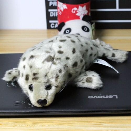 Ringed seal plush toy Sea World White Arctic Seal Pup Plush 8" Collectable Stuffed Animal Toy