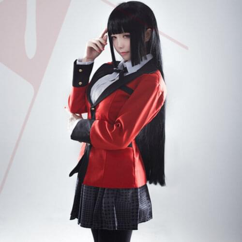 New Anime Kakegurui-compulsive Gambler Cosplay Costume Set Jabami Yumeko/momobari Kirari Cosplay Halloween Clothing