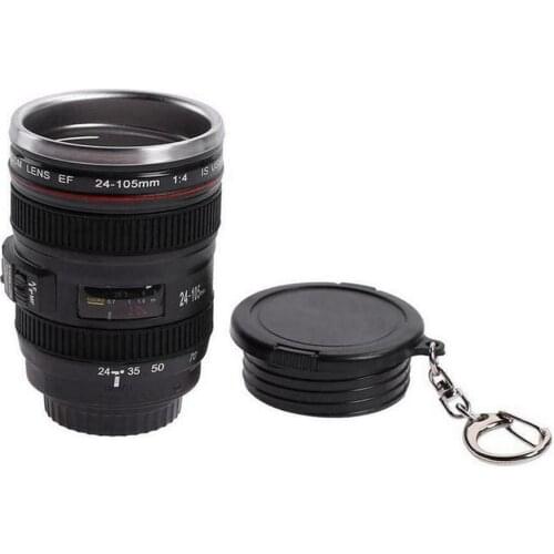 50ml Camera Lens Cups Mugs ABS+Stainless Steel Emulation Camera Thermos Cup Water Bottle Whisky Wine Cups For Outdoor Camping