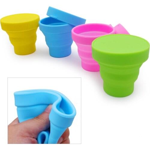 Menstrual Sterilizing Cup Collapsible Silicone Cup flexible to clean Menstrual Cup Recyclable Camping Foldable Sterilizer Cup