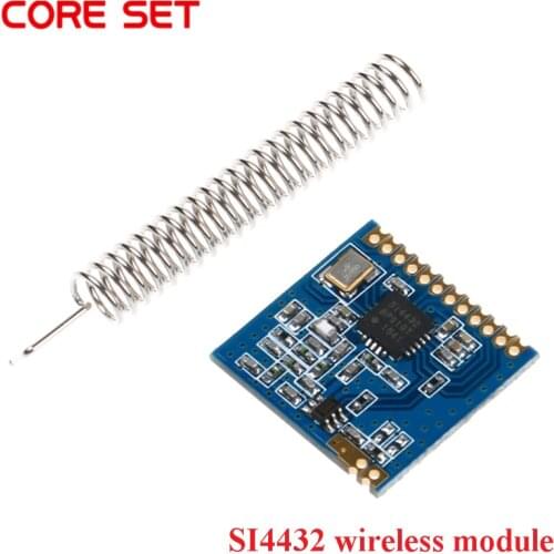 SI4432 wireless Transceiver module 1000meters long distance 240-960mhz wireless Communication Module With Spring Antenna