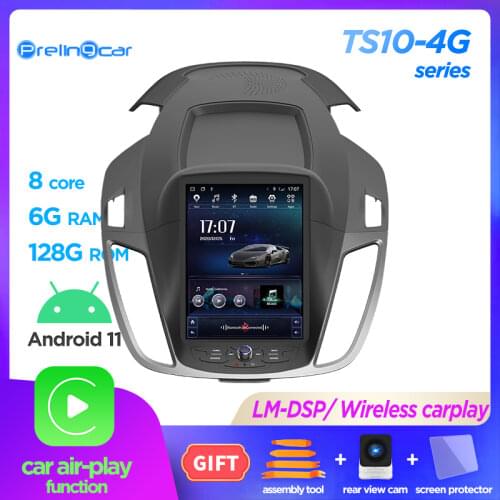 Android 10.0 4G global Lte car gps multimedia stereo radio player for ford kuga 2012-2019 vertical player navigation system