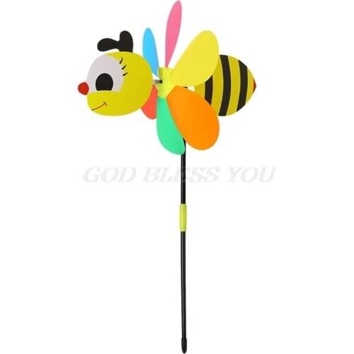 New Sell 3D Large Animal Bee Windmill Wind Spinner Whirligig Yard Garden Decor Drop Shipping