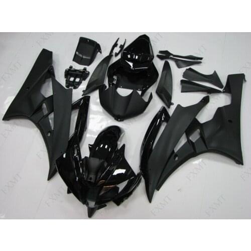 For YAMAHA YZFR6 2006 Fairings for YAMAHA YZFR6 2007 Fairing Kits for YAMAHA YZFR6 2006 - 2007 Bodywork Black