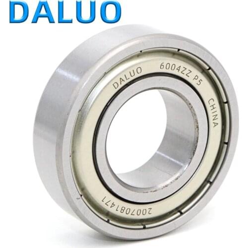 1PCS 6004ZZ P5 20X42X12 DALUO Bearing 6004 6004Z 6004-2Z ABEC-5 Single Row Deep Groove Ball Bearings Metric