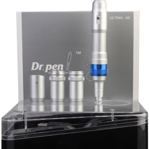 Rechargeable Needles Therapy Skin Tightening Remove Scar Reduce Wrinkles Scar Stretch Marks Removal Device Skin Dr Pen A6