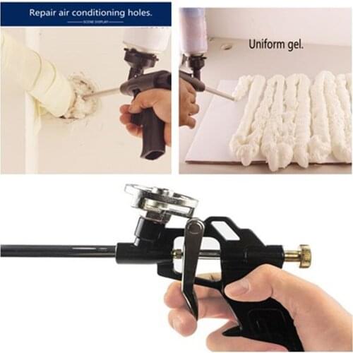 Insulating Foam Dispensing Gun Polyurethane Expanding Spray Applicator Sealing Glass Sealant