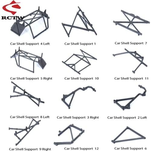 Plastic Roll Cage Car Shell Frame Kit for 1/5 Losi 5ive-t Rofun Rovan LT KingmotorX2 Truck Rc Car Parts
