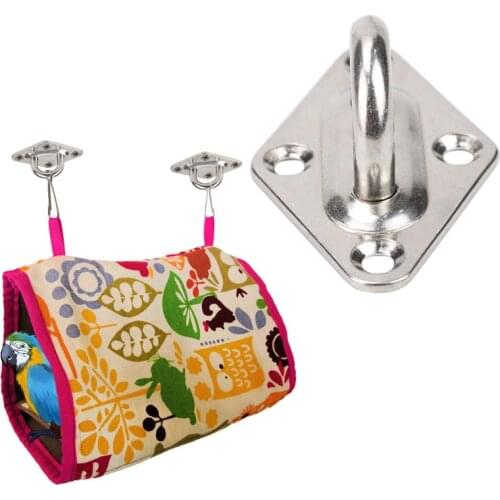 304 Stainless Steel Ceiling Wall Mount Hook Heavy Duty Eye Plate For Boat Yoga Swings Hammocks