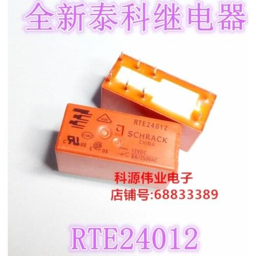 RTE24012 12VDC Relay 10A 8A 250VAC RTE24012F