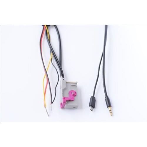 RNSE Navigation Plus Bluetooth Module Audio AUX-IN Charging Adapter for AUDI A3 A4 A6 A8 TT R8 RNS-E for iPhone 7 8 X(6.5)