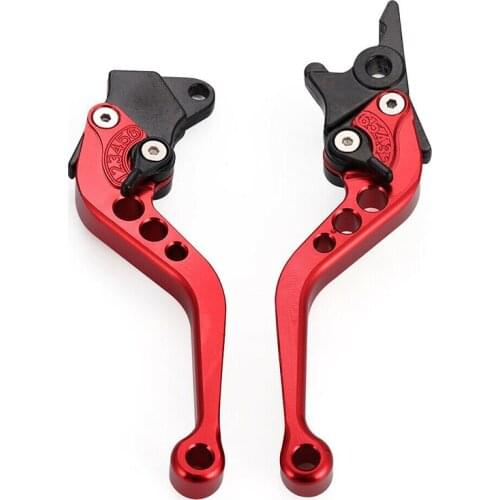 2pcs Alloy Motorcycle Brake Handle CNC Motorcycle Clutch Brake Lever Handle High Quality Fit for Motorbike Modification