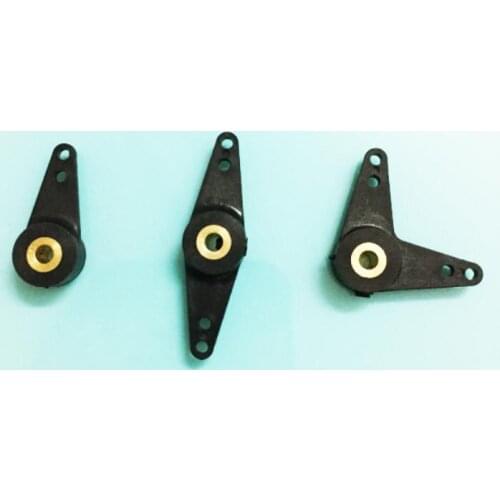 Nylon Rc boat rudder steering arm with 3mm shaft hole single small arm L shaped arm straight arm spare parts accessories