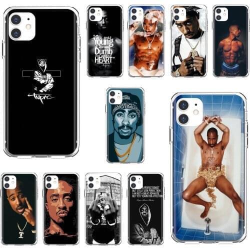 2Pac-Tupac-Shakur For Samsung Galaxy S7 S8 S9 S10E S20 FE Note 10 20 Edge Lite Plus Ultra Silicone Skin Cover