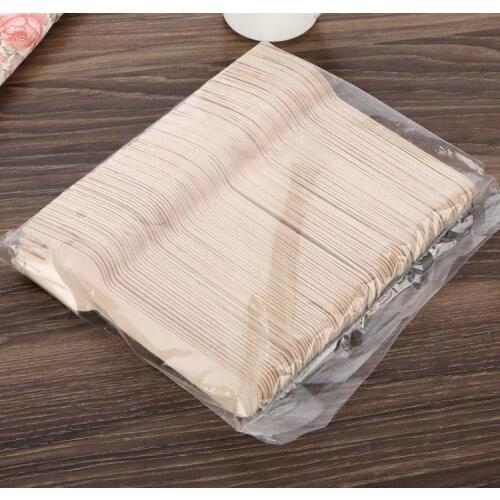 16cm Wooden Wood Fork Disposable Biodegradable Cutlery Catering Party BBQ Camping Travel Wedding Birthday Supply SN1076