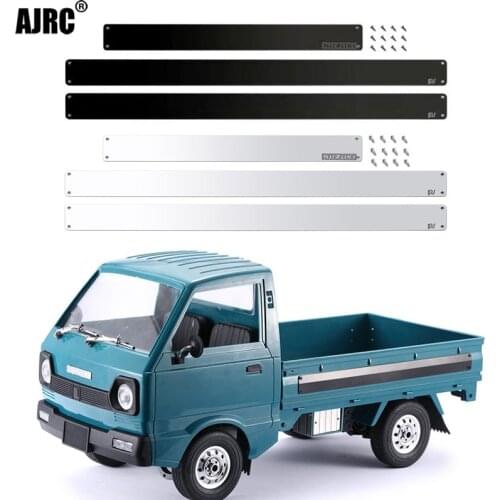WPL-D12 1/10 SUZUKI CARRY RC minivan truck Body side skirts and tail scraper metal stickers