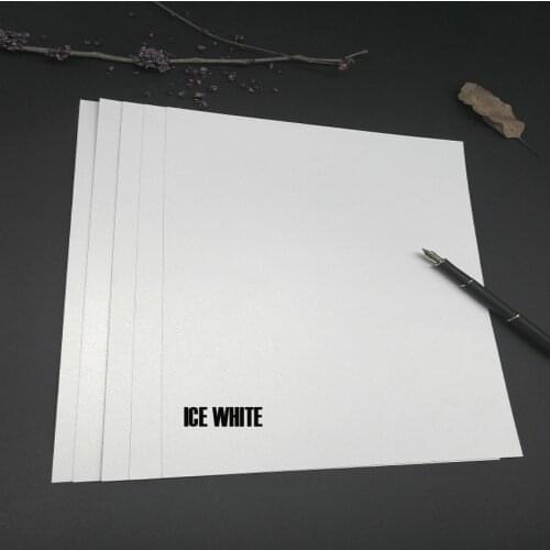 50pcs free shipping A4 size 21x29.7cm 120/160/200/250/300gsm Pearl paper double ice white color model party wedding decorations