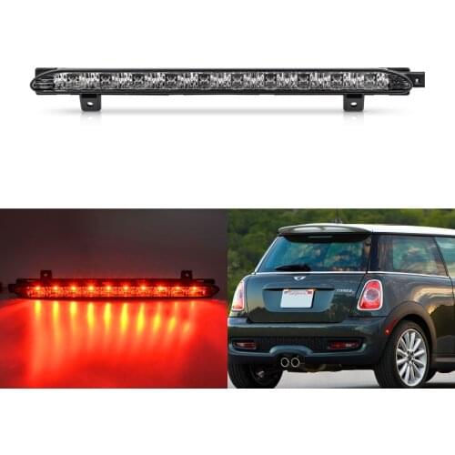 1x Smoked Led Third 3rd Brake Light For Mini Cooper R56 07-13 F55 F56 17-20 Countryman R60 11-16 OEM: 63212751575 63257297410
