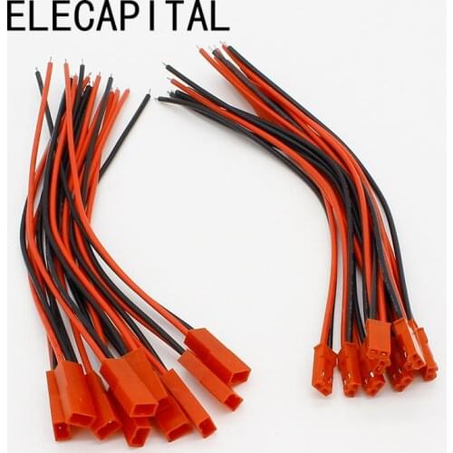 IMC Hot 10 Pairs 150mm JST Connector Plug Cable Male+Female for RC Battery