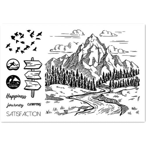 11x16CM valley transparent seal clear stamps silicone seal roller stamps DIY scrapbook album / card production Easter