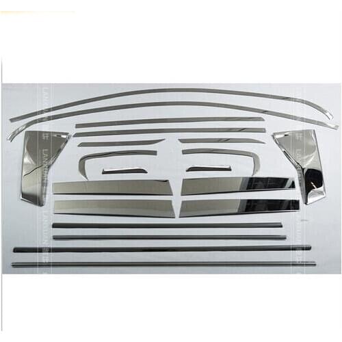20pcs Stainless Steel Side window sill cover trim Kit with center pillar fit For Nissan Qashqai Dualis 07-12