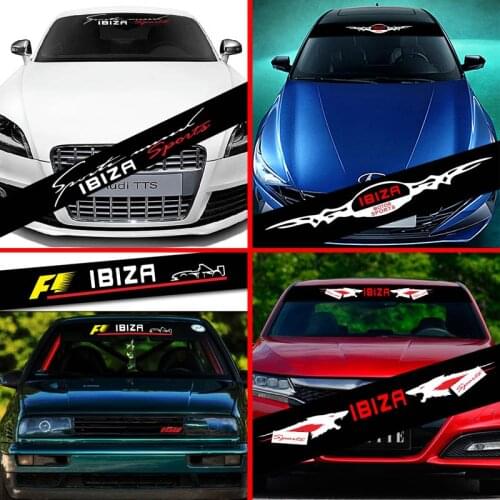 Car Front Windshield Sticker For Seat lbiza Prevent Sunlight Reflection Decoration Decals Car Accessories