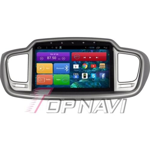 Topnavi Quad Core Android 6.0 Car GPS Navigation for KIA Sorento Autoradio Multimedia Audio Stereo,NO DVD