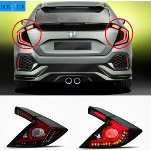 Car Styling Taillight Tail lights For Honda Civic Type R 10th hatchback 2020 2021 DRL+ Dynamic Turn Signal + Reverse + Brake LED