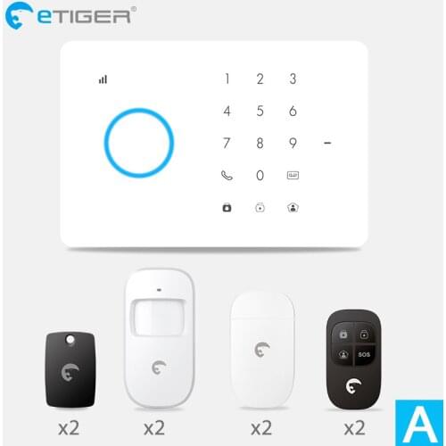 Wireless GSM Alarm System home alarm Kit Android&IOS App Control