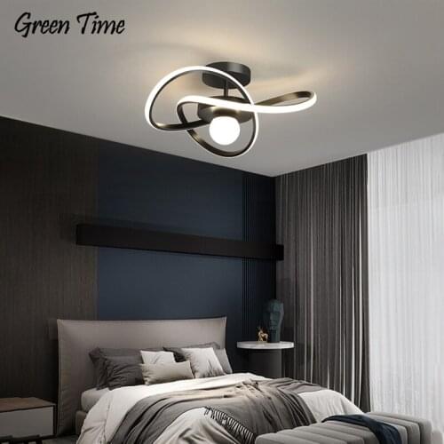 Black&Gold Finished Modern Led Chandeliers For Living room Bedroom Dining room Led Bulb Home Ceiling Chandelier Light Fixtures