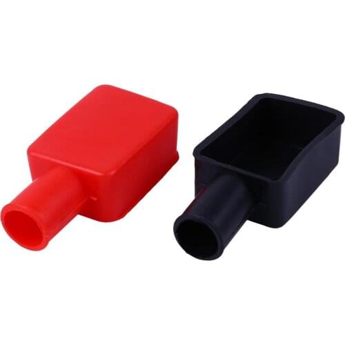 Boot Insulating Protector Replacement Batteries Accessories 2PCS Car Battery Negative Positive Terminal Covers Cap