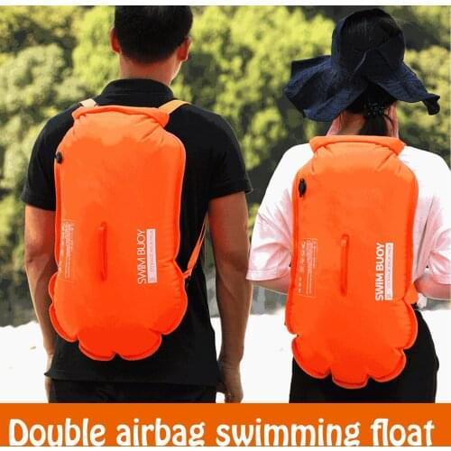 Hot Selling 28/35L Swim Buoy Waterproof Dry Bag Swim Safety Float for Boating Kayaking Fishing Rafting Swimming Training