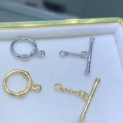 HOT PROMOTION Design 925 Sterling Silver Wholesale Necklace Bracelet Clasps and Hooks Jewelry Accessory Parts Settings