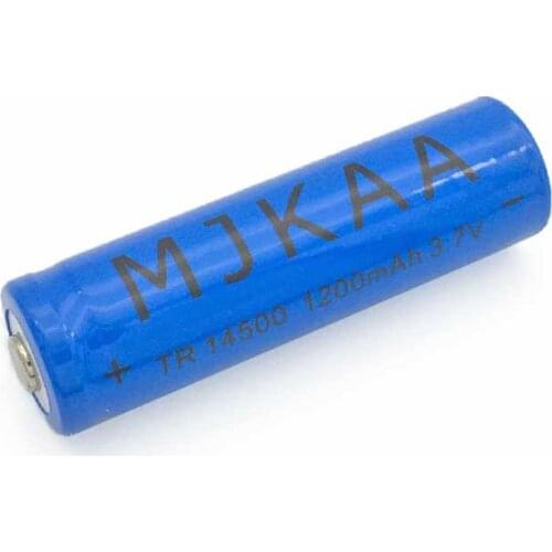 MJKAA 10pcs/lot 1.2V 1200mAh 14500 Rechargeable Battery AA Li-ion Lithium Rechargeable Battery for Flashlight Camera