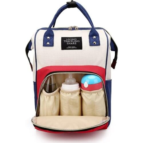 Fashion Mummy Maternity Nappy Bag High Capacity Baby Diaper Bag For Mommy Multifunction Backpack Moms Baby Changing Daiper Bag