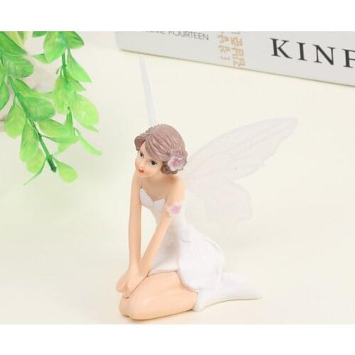 New 1/3PCS Cartoon Flying Flower Fairy Garden White Angel Doll DIY Doll Toy Figures Christmas Gifts Kids Toy