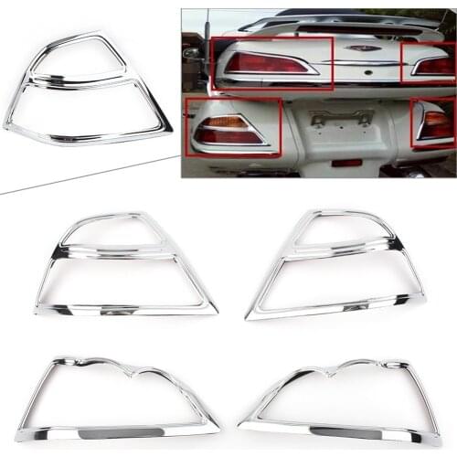 For Honda Goldwing GL 1800 2006 -2011 Motorcycle Fairing Saddlebag Light Accent Trim Cover Chrome ABS Decoration Accessories