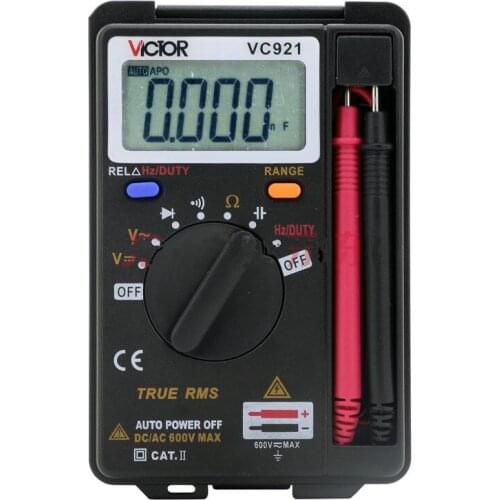 VICTOR VC921 DMM Integrated Personal Handheld Pocket Mini Digital Multimeter