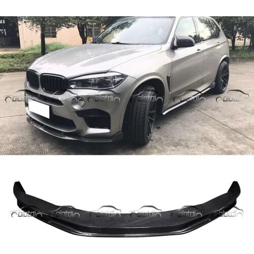 RK Car Styling Carbon Fiber Front Lip Bumper Spoiler For BMW X5M X6M F85 F86