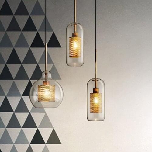 Nordic Meal Ball glass Pendant Light Modern Pendant Lamp Dia 20cm 30cm For bar tea restaurant Haning lamp deco Suspension PA0582